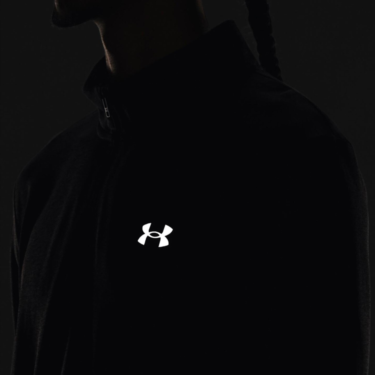 Мужская Толстовка Under Armour UA SEAMLESS STRIDE 1/4 ZIP L Черный photo 4