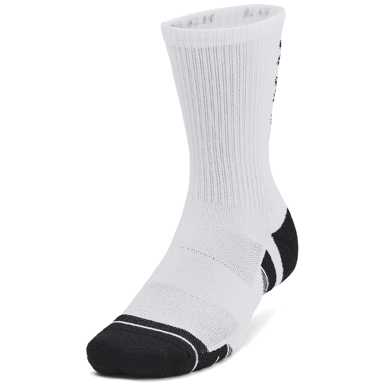 Sosete Unisex Under Armour UA Perf Tech Nov 3pk Crew L Alb photo 2