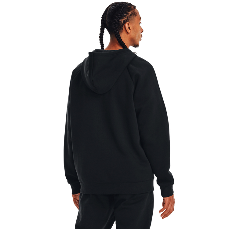 Hanorac pt bărbați Under Armour UA Rival Fleece FZ Hoodie S Negru photo 3