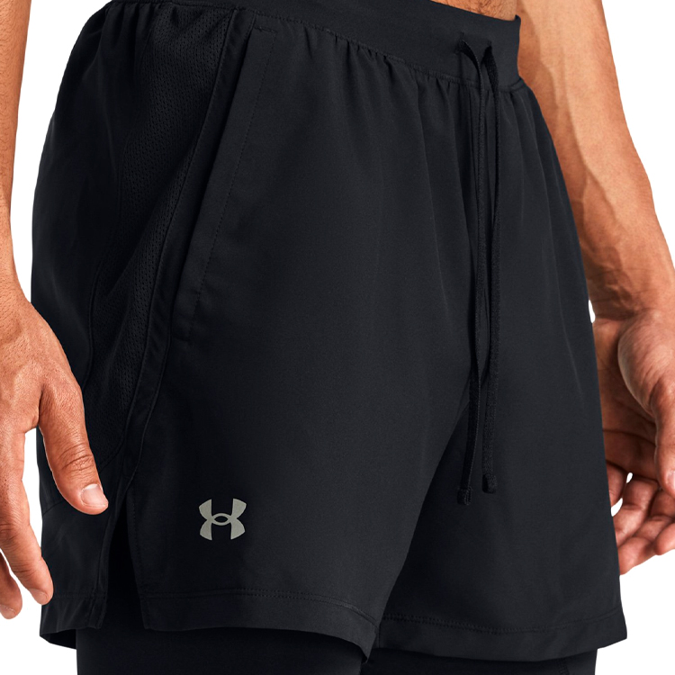 Sorti de bărbați Under Armour UA LAUNCH 5 2-IN-1 SHORTS L Negru photo 3