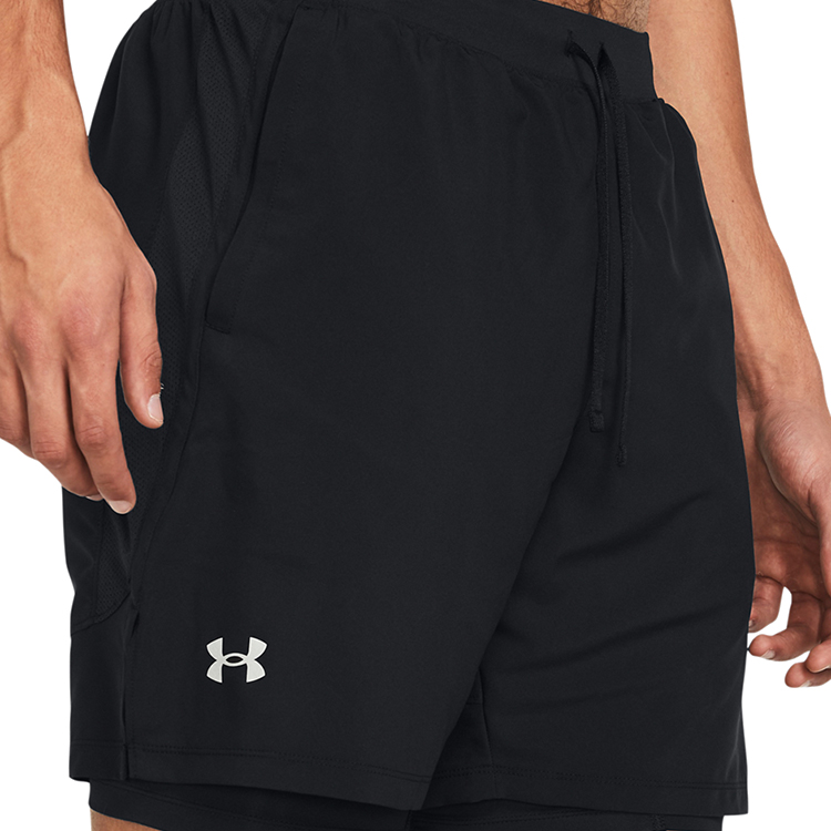 Sorti de bărbați Under Armour UA LAUNCH 5 2-IN-1 SHORTS L Negru photo 5