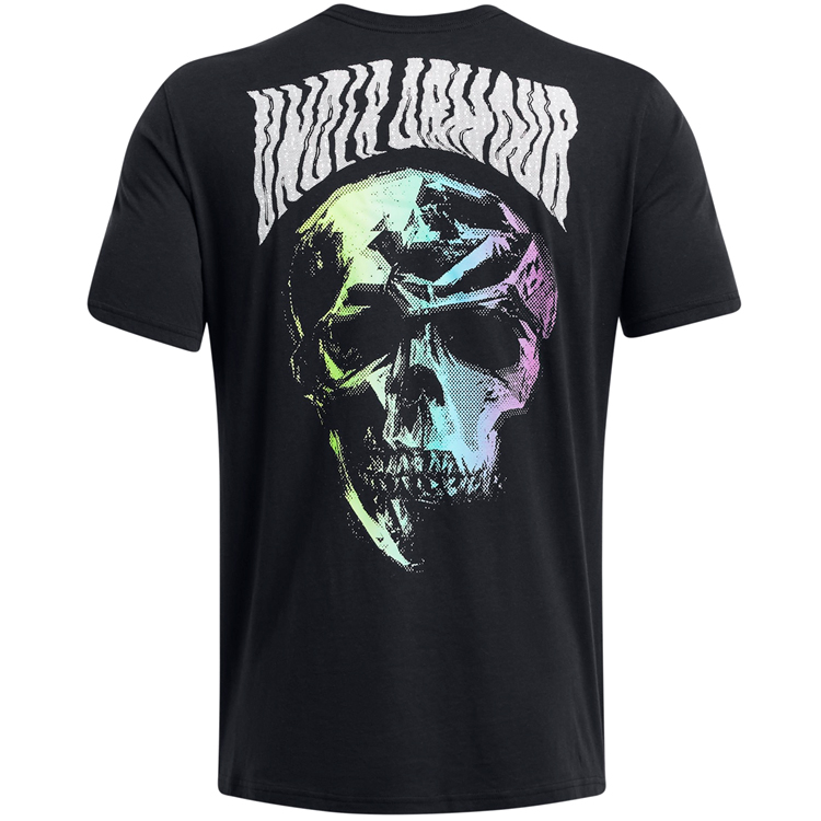 Tricou bărbătesc Under Armour UA Dusk to Dawn Skul SS L Negru photo 5