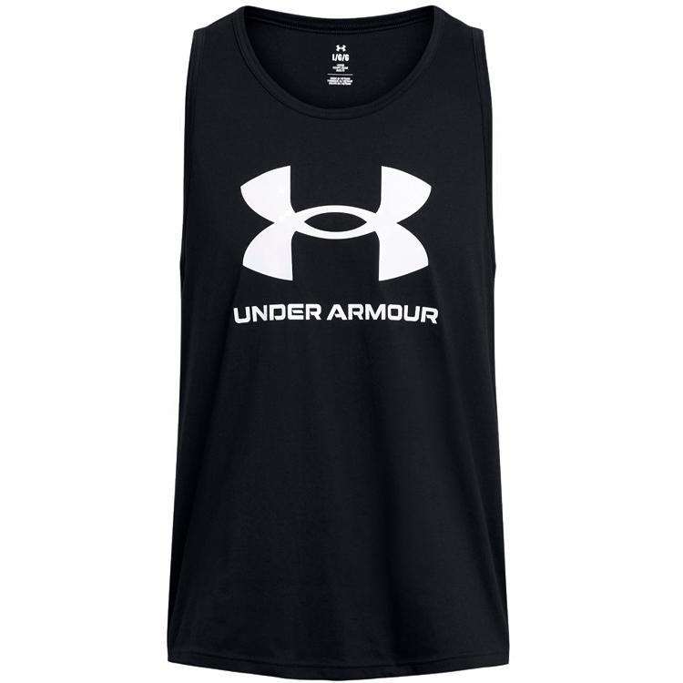 Maiou pt Barbati Under Armour UA SPORTSTYLE LOGO TANK L Negru photo 2