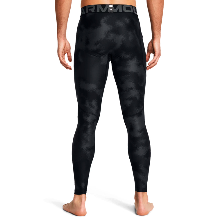 Легинсы Under Armour UA HG Armour Printed L Черный/Серый Мужской photo 3