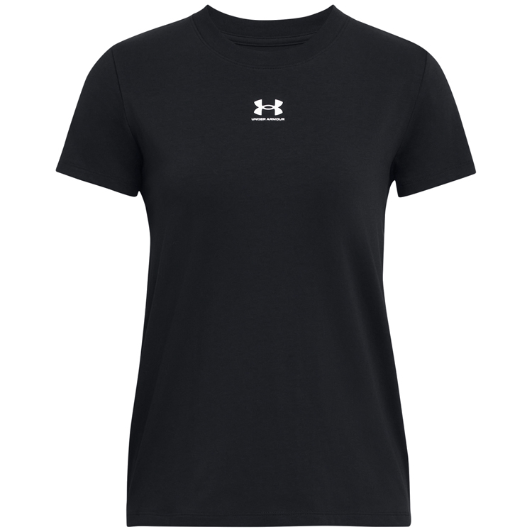 Футболка Under Armour UA Rival Core SS L Черный Женский photo 2