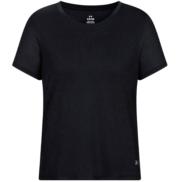 Tricou Under Armour UA Launch Camo Shortsleeve / Femei / L / Negru photo 2