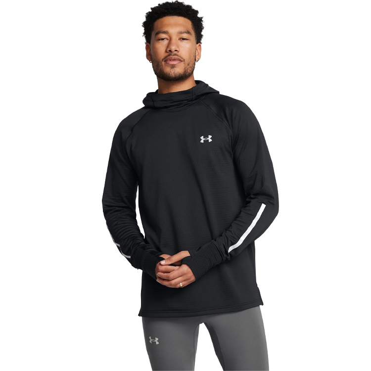Hanorac pt bărbați Under Armour UA LAUNCH ELITE CW BALACLAVA HOODY L Negru photo 4