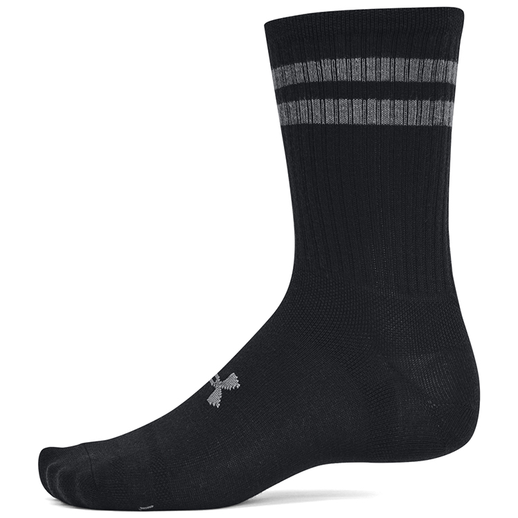 Sosete Unisex Under Armour UA Essential 6pk Crew L Negru photo 2