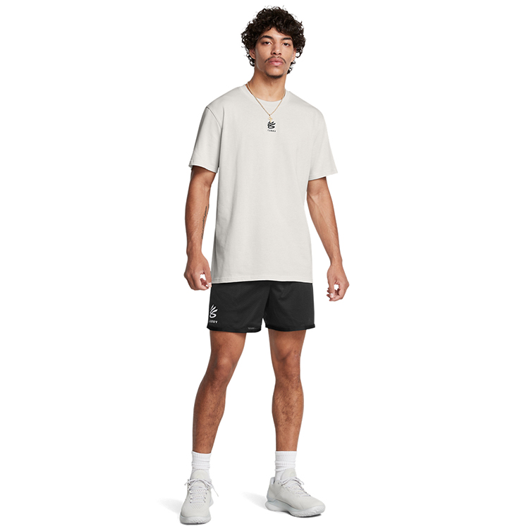 Sorti de bărbați Under Armour Curry Splash Short L Negru photo 5