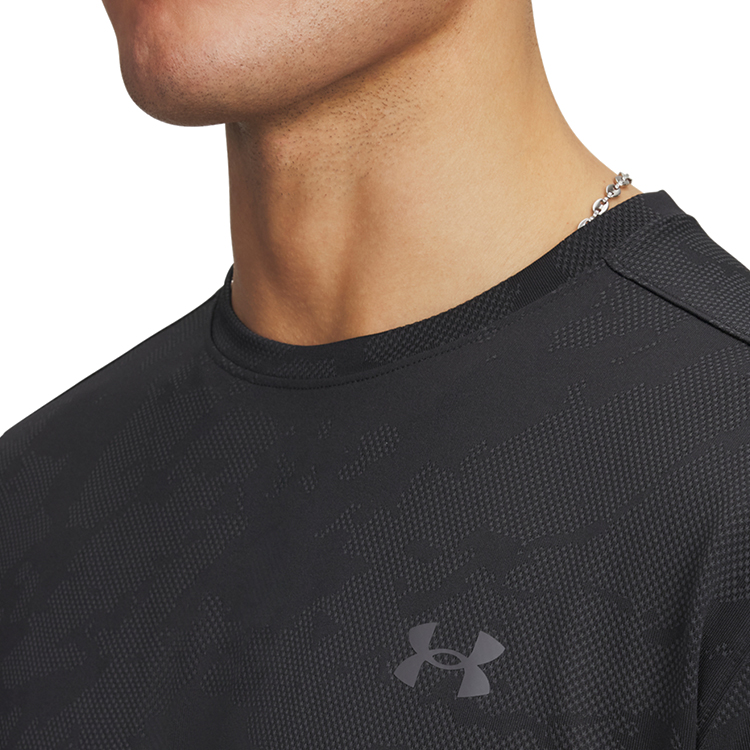 Футболка мужская Under Armour UA Tech Vent Jcqrd SS L Черный photo 3