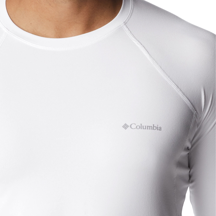 Tricou termica cu maneca lunga Columbia Midweight Stretch Long Sleeve Top S Alb Barbati photo 3