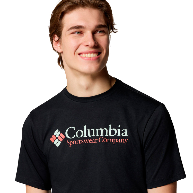 Tricou bărbătesc Columbia CSC Basic Logo Short Sleeve Shirt S Negru photo 2