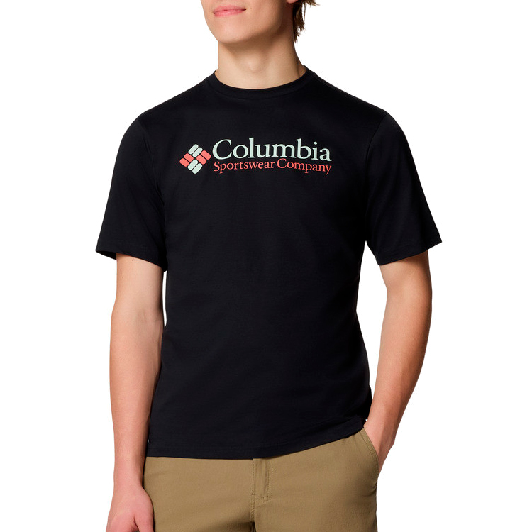 Tricou bărbătesc Columbia CSC Basic Logo Short Sleeve Shirt S Negru photo 3