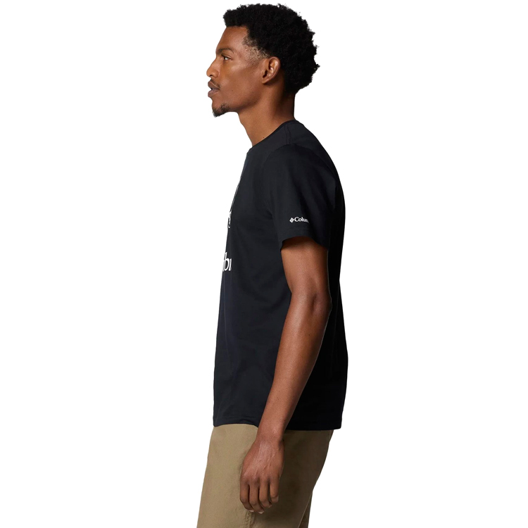Tricou bărbătesc Columbia M Rapid Ridge Graphic Tee S Negru photo 2