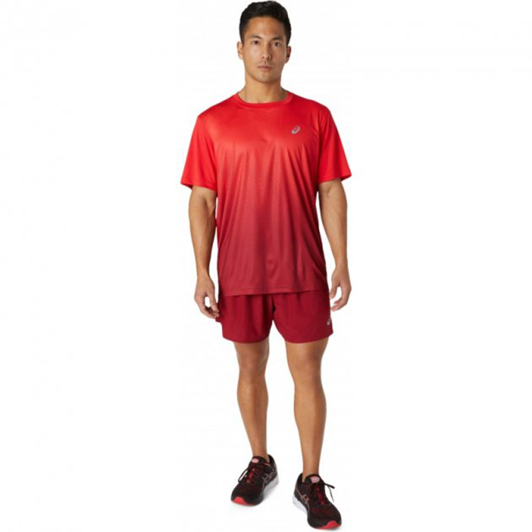 Футболка мужская Asics KASANE SS TOP ELECTRIC 2XL Красный photo 3