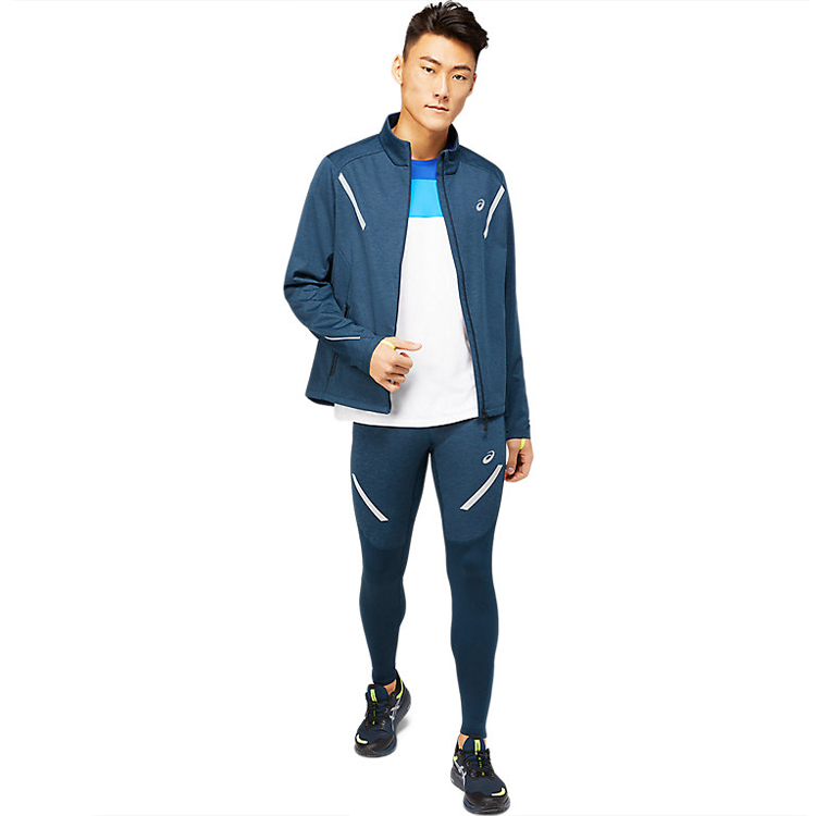 Panta-colanti Asics LITE-SHOW WINTER TIGHT L Albastru Barbati photo 3