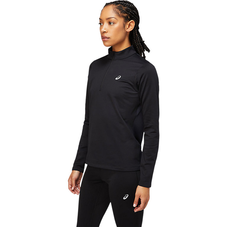 Hanorac Asics CORE LS 1/2 ZIP WINTER TOP PERFORMANCE / Femei / L / Negru photo 3