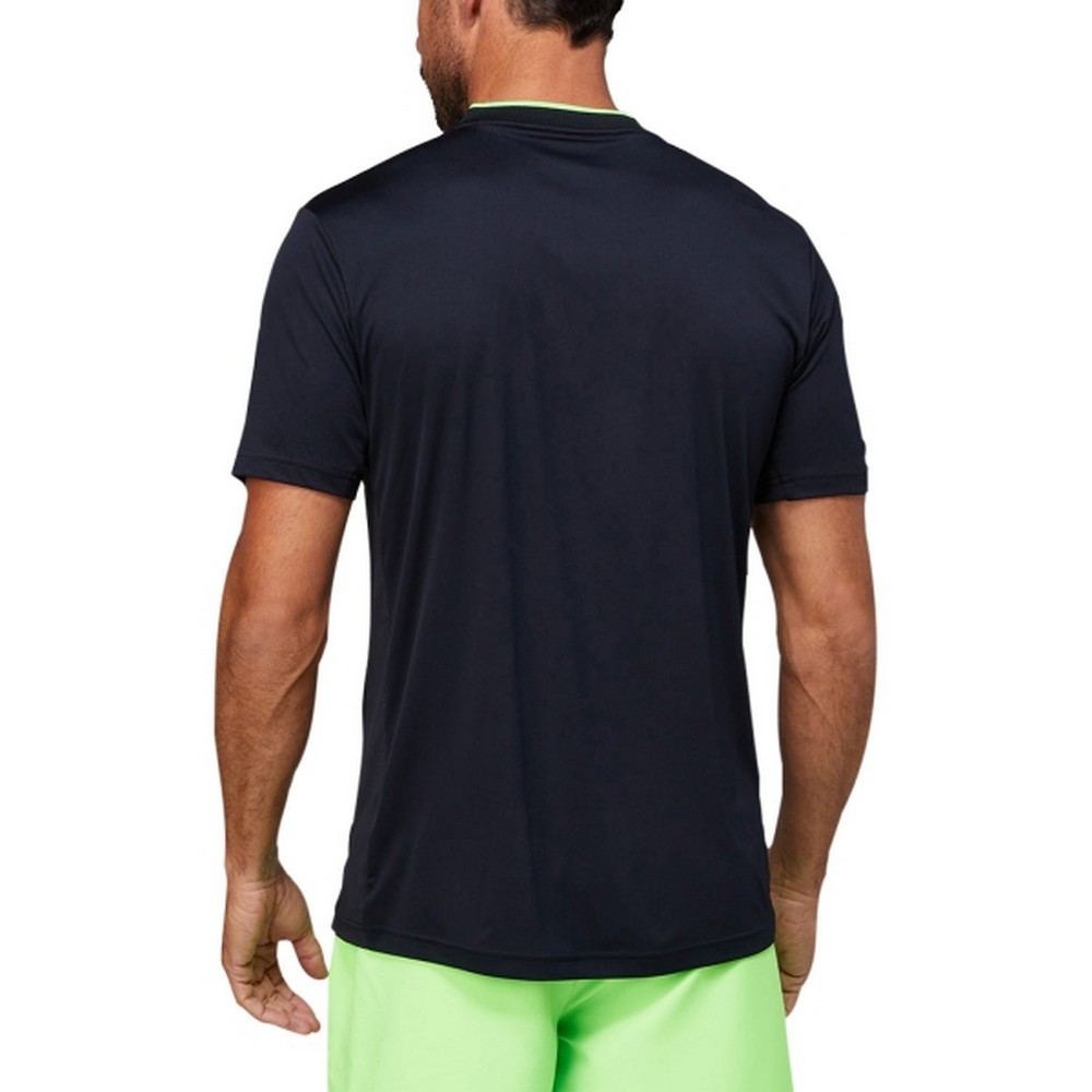  Polo pt bărbați Asics MEN COURT GRAPHIC POLO-SHIRT PERFORMANCE BLACK 2XL Negru  photo 2
