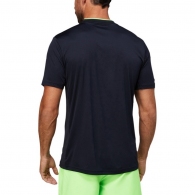 Polo Asics MEN COURT GRAPHIC POLO-SHIRT PERFORMANCE BLACK thumbnav 2