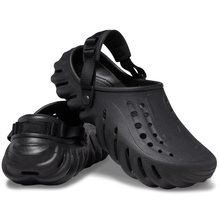 Шлепанцы Crocs Echo Clog / Мужской / 45-46 / Черный photo 3