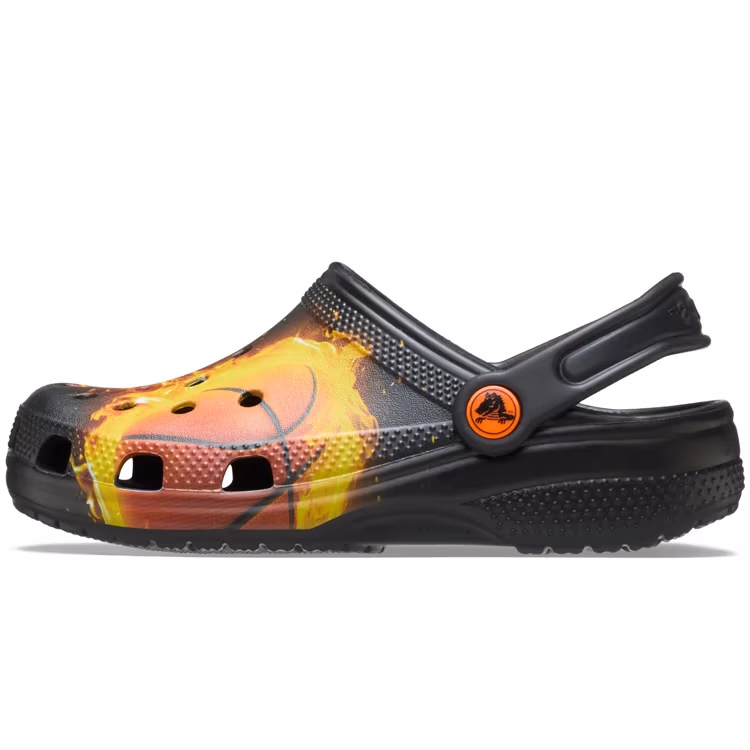 Шлепанцы Crocs Classic Flaming Bball Clog K 