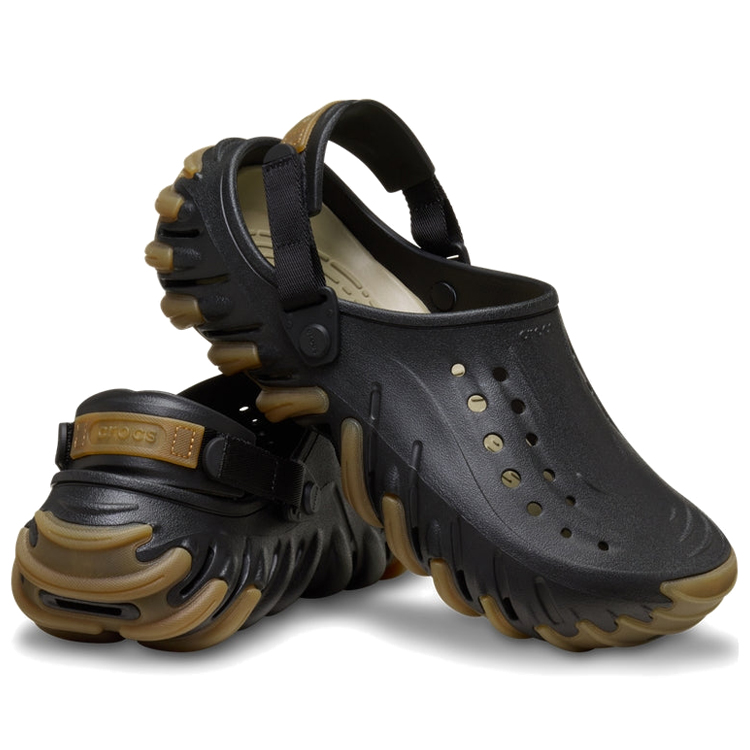 Шлепанцы Crocs Echo Gum RO Clog / Мужской / 41-42 / Черный photo 4