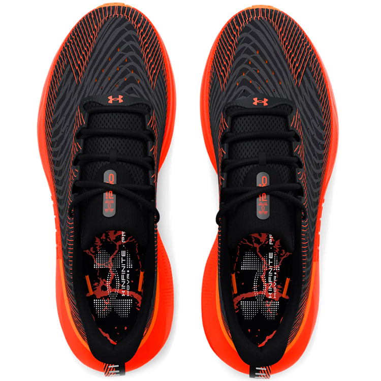 Кроссовки Under Armour UA U Infinite Pro Fire & Ice / Мужской / 42 / Черный/Оранжевый photo 3