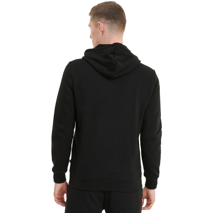Hanorac pt bărbați Puma ESS Small Logo FZ Hoodie FL S Negru photo 2