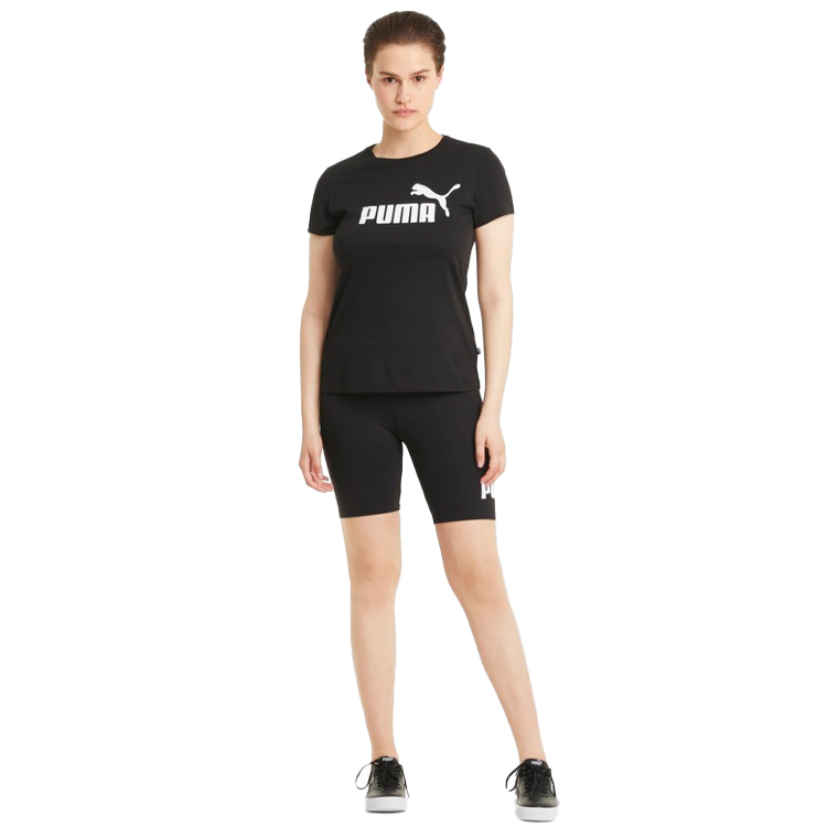 Tricou Puma ESS Logo Tee S Negru Femei photo 5
