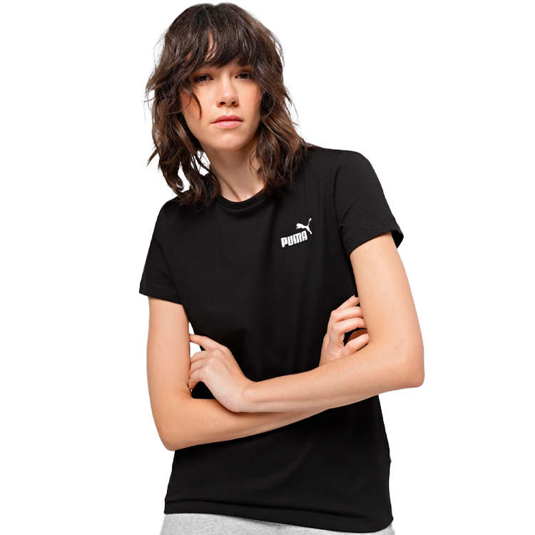 Футболка Puma ESS Small Logo Tee S Черный Женский photo 4