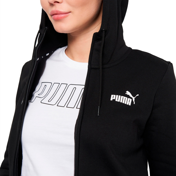 Hanorac Puma ESS Small Logo Full-Zip Hoodie FL XS Negru Femei photo 2