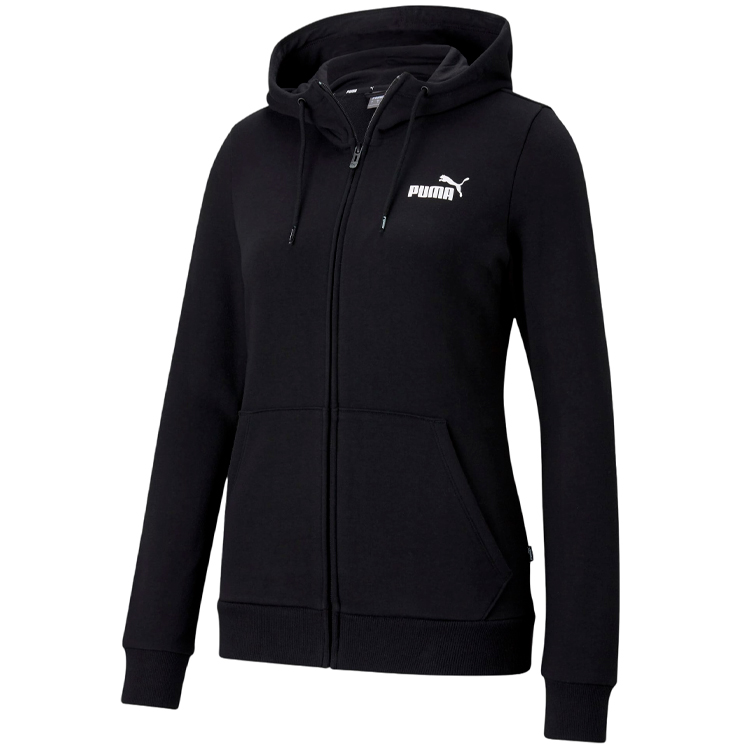 Hanorac Puma ESS Small Logo Full-Zip Hoodie TR XS Negru Femei photo 2