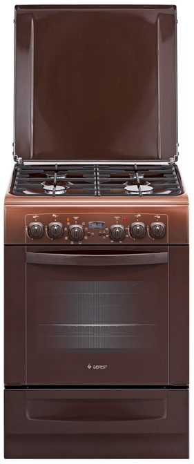 Газовая плита Gefest 6102-03 0001 / 4 конфорок / 60 см / Коричневый photo 1 Газовая плита Gefest 6102-03 0001 / 4 конфорок / 60 см / Коричневый photo 1