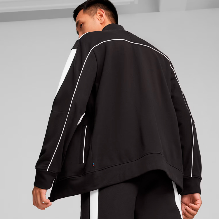 Мужская Толстовка Puma BMW MMS Sweat Jacket S Черный/Белый photo 2