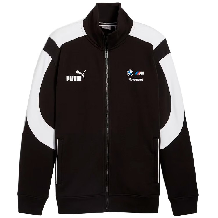 Мужская Толстовка Puma BMW MMS Sweat Jacket S Черный/Белый photo 4