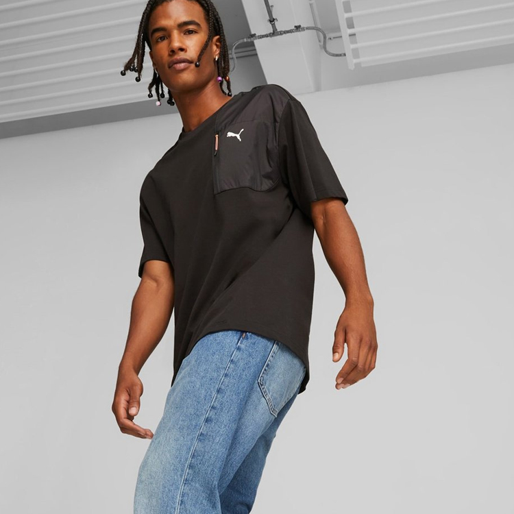 Футболка мужская Puma OPEN ROAD Tee S Черный photo 3