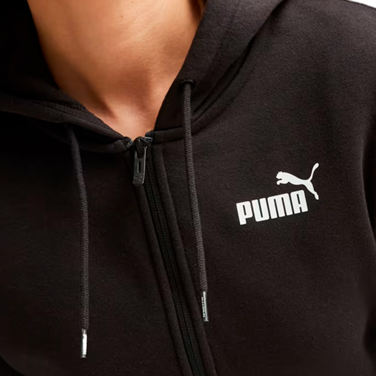 Hanorac Puma ESS TAPE FZ Hoodie FL XS Negru Femei photo 4