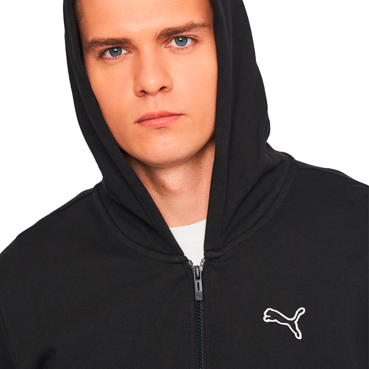 Hanorac pt bărbați Puma BETTER ESSENTIALS Full-Zip Hoodie FL S Negru photo 5