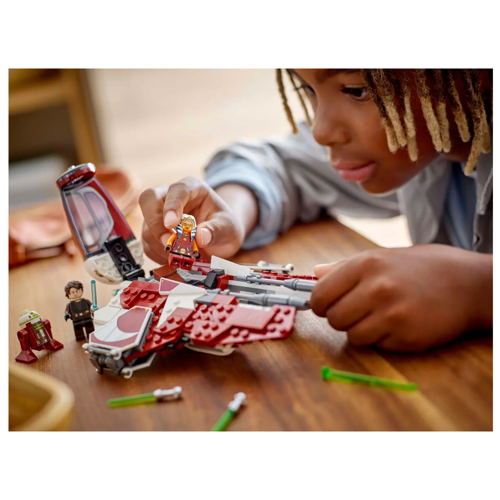 Constructor Lego Star Wars Ahsoka's Jedi Interceptor™ 75401 de la 8+ ani photo 9