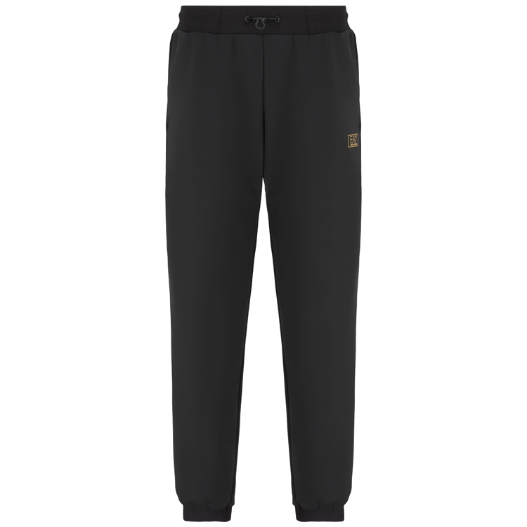 Брюки EA7 EMPORIO ARMANI GOLD LABEL STRETCH TECHNICAL-FABRIC JOGGERS S Черный Мужской photo 5