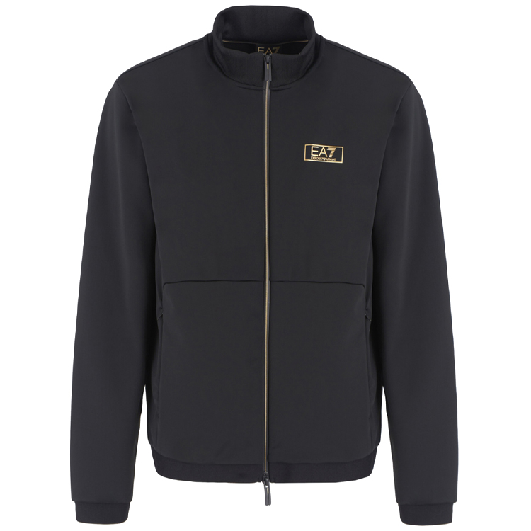 Hanorac EA7 EMPORIO ARMANI Gold Label Zip-Up Sweatshirt photo Hanorac EA7 EMPORIO ARMANI Gold Label Zip-Up Sweatshirt photo