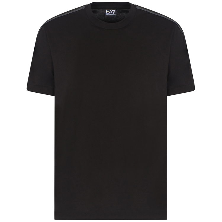 Tricou bărbătesc EA7 EMPORIO ARMANI TRAIN LOGO SERIES M TAPE TEE S S Negru photo 5