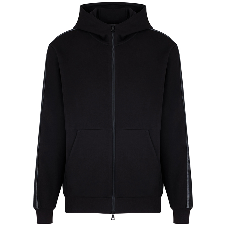Hanorac pt bărbați EA7 EMPORIO ARMANI TRAIN LOGO SERIES M TAPE HOODI XXXL Negru photo 4