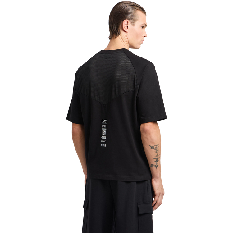 Tricou bărbătesc EA7 EMPORIO ARMANI TRAIN ATHLETIC MIX M TEE SS XS Negru photo 2