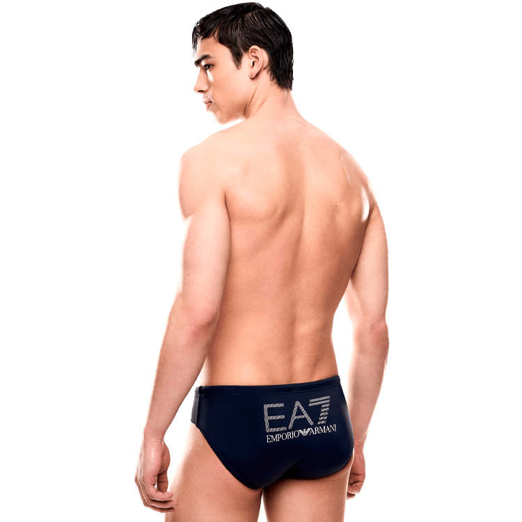 Slipi EA7 EMPORIO ARMANI WATER SPORT SW M OVERSIZE LOGO/Negru photo 4
