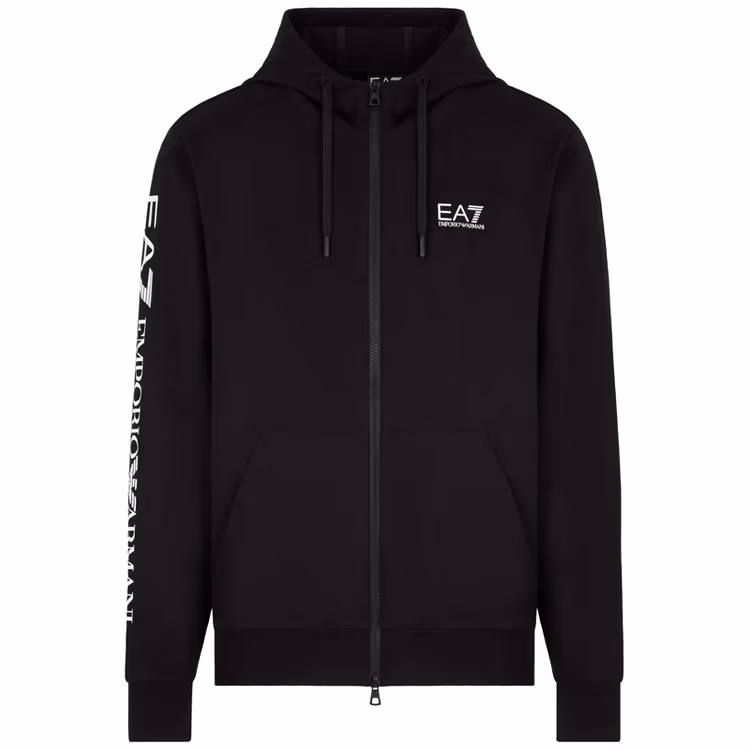 Hanorac EA7 EMPORIO ARMANI TRAIN LOGO SERIES M HOODIE FZ