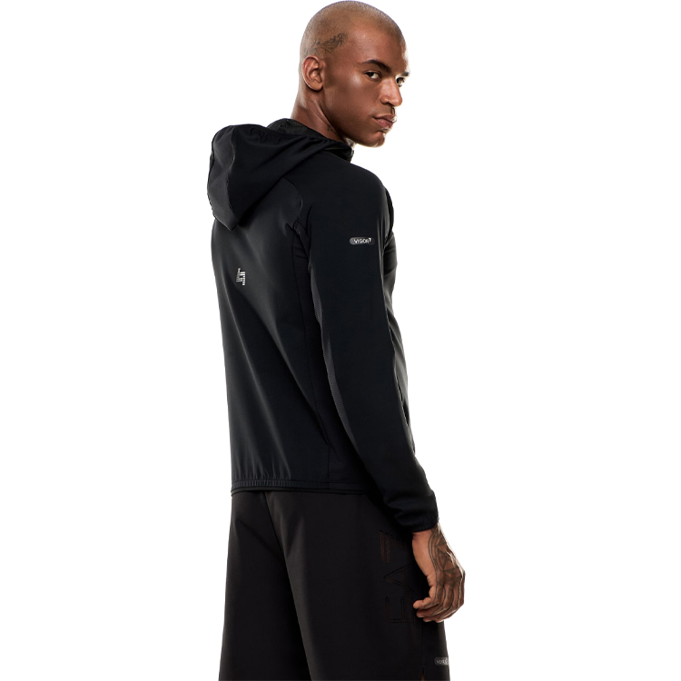 Jachetă EA7 EMPORIO ARMANI VIGOR7 M HOODIE FZ PL ST XXL Negru pentru bărbați  photo 2
