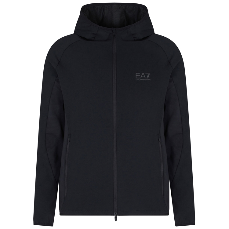 Jachetă EA7 EMPORIO ARMANI VIGOR7 M HOODIE FZ PL ST XXL Negru pentru bărbați  photo 5