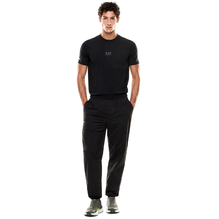 Tricou bărbătesc EA7 EMPORIO ARMANI VENTUS M TEE SS SMALL LOGO PL XS Negru photo 4