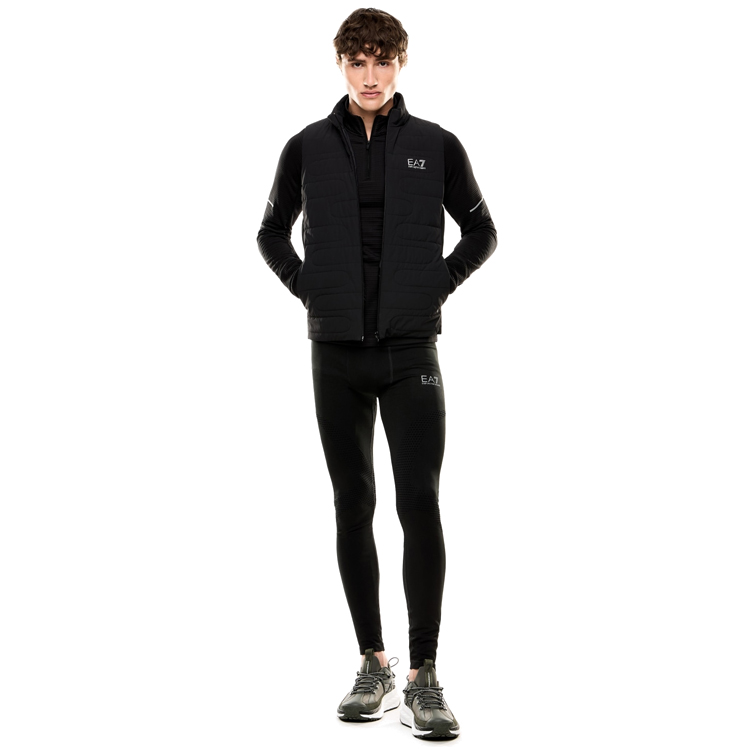 Gilet pt bărbați EA7 EMPORIO ARMANI FUROR7 M LIGHT PADDED VEST S Negru photo 3